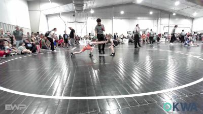 58 lbs Rr Rnd 1 - Lainey Diffee, Verdigris Youth Wrestling vs Shelby Ridge, Sperry Wrestling Club