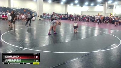 120 lbs Semis & 1st Wrestleback (8 Team) - Konner Heath, Team Montana Laurel vs Nash Holdridge, Celtic Wrestling Club