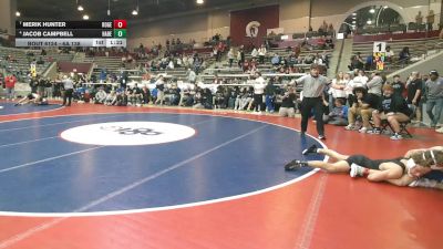 6A 138 lbs Cons. Semi - Jacob Campbell, Har-Ber vs Merik Hunter, Rogers