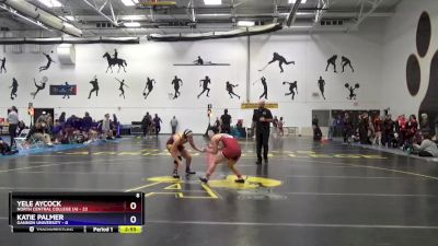 136 lbs Round 1 (16 Team) - Katie Palmer, Gannon University vs Yele Aycock, North Central College (A)