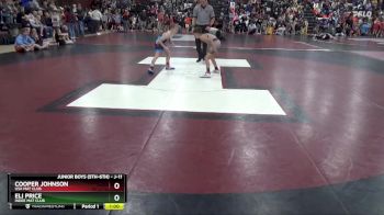 J-11 lbs Quarterfinal - Cooper Johnson, USA MAT CLUB vs Eli Price, Indee Mat Club