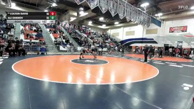 175 lbs Cons. Round 3 - Colton Davis, Rancho Cucamonga vs Ali Okenov, Birmingham Charter