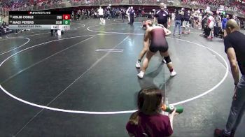 150 lbs Quarterfinal - Kolbi Coble, CWO vs Maci Peters, Central City JR. Wrestling