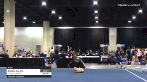 Sophia Darkes - Floor, Top Flight #1050 - 2021 USA Gymnastics Development Program National Championships