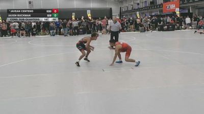 106 lbs Cons. Quarters - Javean Centeno, No Nonsense vs Jaxen Buckman, Maw