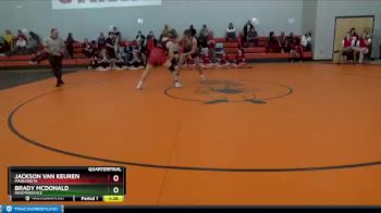 220 lbs Quarterfinal - Brady McDonald, Independence vs Jackson Van Keuren, Maquoketa