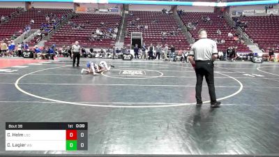 114 lbs Consy Rd I - Cooper Helm, La Salle College vs Connor Lagier, West Scranton