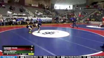 108 lbs Champ. Round 2 - Summier Young, Fayetteville vs Leyla Griffith, Springdale Har-Ber