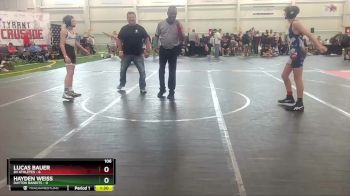 106 lbs Round 3 (10 Team) - Hayden Weiss, Dayton Bandits vs Lucas Bauer, 84 Athletes