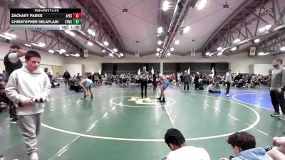 131 lbs Rr Rnd 7 - Zachary PARKS, Apex MS vs Christopher Delaplain, Shore Thing Surf