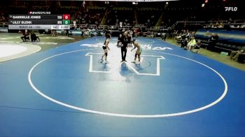 120 lbs Champ. Round 1 - Gabrielle Jones, Yonkers-1 vs Lilly Blenk, Rocky Point Girls-11