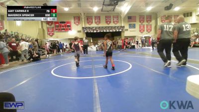 60 lbs Consolation - AJAY Carwile II, Pin-King All Stars vs Maverick Spencer, Keystone Kids Wrestling Club