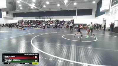 132 lbs Cons. Round 1 - Tejaswi Krishna, Mira Costa vs Gio Juarez, Sonora