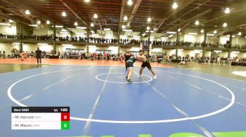 215 lbs Quarterfinal - Matthew Harrold, Haverhill vs Michael Mauro, John Jay-ef