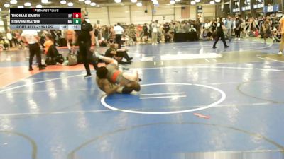 126 lbs Consi Of 16 #1 - Thomas Smith, NY vs Steven Maitre, MA