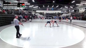 197 lbs Cons. Round 4 - Grant Schwerdtfeger, Southeast Community College vs Caleb Schwerdtfeger, Southeast Community College