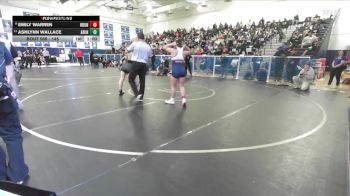 145 lbs Cons. Round 4 - Emily Warren, Redondo Union vs Ashlynn Wallace, Arlington