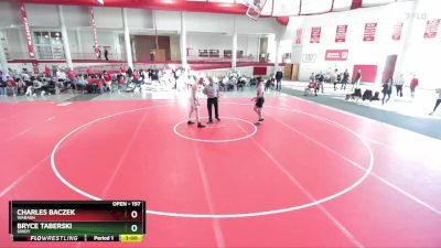 197 lbs Quarterfinal - Charles Baczek, Wabash vs Bryce Taberski, UIndy