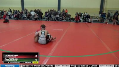 110 lbs Round 2 - Jay Numedahl, Warrior Mat Club vs Isaac Morgan, Baldwin-Woodville