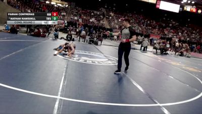 5A 120 lbs Cons. Round 2 - Fabian Contreras, Nampa vs Nathan Ramsdell, Twin Falls