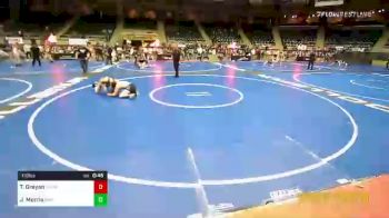 115 lbs Consi Of 8 #1 - Tigran Greyan, Sunkist Kids Monster Garage vs Jayden Morris, Roundtree Wrestling Academy