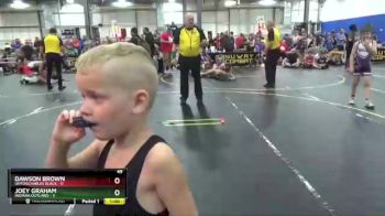 49 lbs Round 3 (6 Team) - Joey Graham, Indiana Outlaws vs Dawson Brown, Untouchables Black