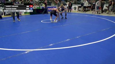 132 lbs Champ. Rd Of 16 - Garett Bruner, Immortal Athletics Wrestling Club vs Mason Shirk, Big Game Wrestling Club