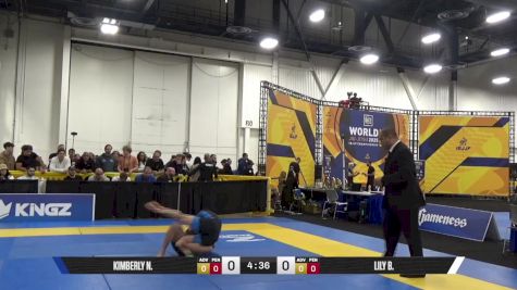 LILY B. vs KIMBERLY N. 2025 World IBJJF Jiu-Jitsu No-Gi Championship