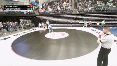 4A 132 lbs Cons. Round 2 - Lochlan Wittwer, Dixie vs William Terry, Mountain View