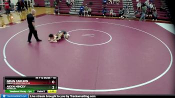 113 lbs Round 1 - Aidan Carlson, Pinnacle Wrestling Club vs Aiden Mincey, Minnesota