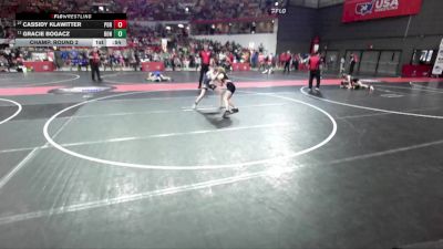 105 lbs Champ. Round 2 - Gracie Bogacz, Bonduel vs Cassidy Klawitter, Portage
