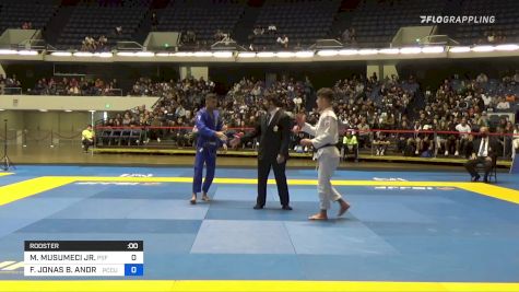 MICHAEL MUSUMECI JR. vs FRANCISCO JONAS B. ANDRADE 2021 World Jiu-Jitsu IBJJF Championship