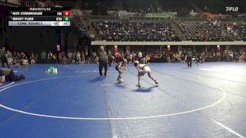 85 lbs Cons. Round 3 - Brody Flier, Berge Elite Wrestling Academy vs Nox Cunningham, Outlaw Wrestling Club