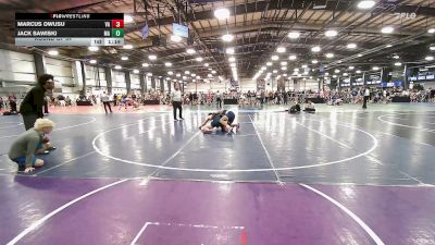 170 lbs Round Of 64 - Marcus Owusu, VA vs Jack Sawiski, MA