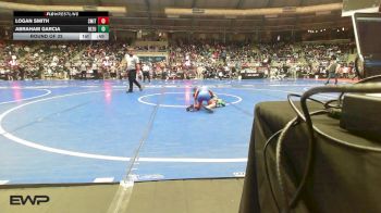 52 lbs Round Of 32 - Logan Smith, Smith Wrestling Academy vs Abraham Garcia, ReZults Wrestling