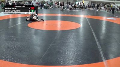 125 lbs Champ. Round 2 - Zavian LaFountain, Tiffin vs Nathan Smith, University Of Indianapolis