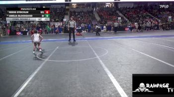 55 lbs Cons. Round 2 - Reese Stricklin, WTC vs Amelia Bloodgood, Blue Valley