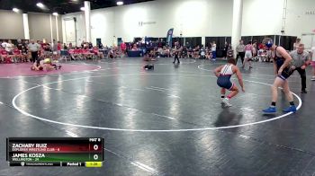 150 lbs Round 5 (10 Team) - James Kosza, Wellington vs Zachary Ruiz, Explorer Wrestling Club