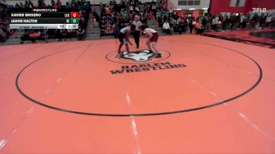 215 lbs Cons. Round 1 - Xavier Briseno, LOCKPORT (Twp) vs Jason Halton, Belleville (EAST)