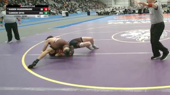 4 - 157 lbs Cons. Semi - Carson Otto, John Handley vs Kaden Vandermark, Dinwiddie