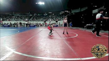 80 lbs Consi Of 16 #1 - Aiden Meredith, Wesley Wrestling Club vs Gabriel Allen, Ponca City Wildcat Wrestling