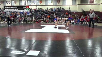 125 lbs 3rd Place Match - Alaina Carpenter, Clinton vs Simone Downing, Decorah