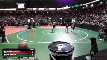 70 lbs Champ. Round 2 - Nadia Hatter, FSJ3 vs Aryanna Campbell, PWCA