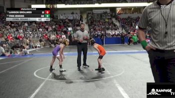 64 lbs Cons. Round 1 - Finn Jenkins, Oakley vs Lawson Grollmes, Ogden`s Outlaws