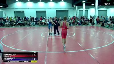 102 lbs Placement Matches (8 Team) - Liam Nielsen, Georgia vs Lewis Davis, Arkansas