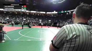 86 lbs 5th Place Match - Ava Wightman, GIB3 vs Carys Jacobs, TOM2