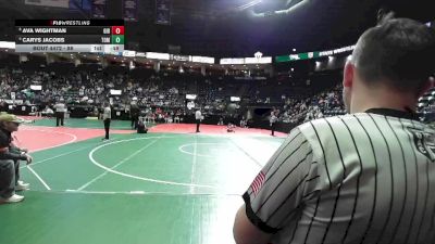 86 lbs 5th Place Match - Ava Wightman, GIB3 vs Carys Jacobs, TOM2