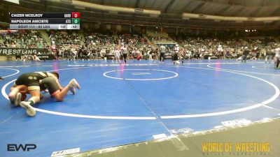 80 lbs Consi Of 16 #1 - Caizer McElroy, Garden City Wrestling Club vs Napoleon Aniciete, Aniciete Training Club