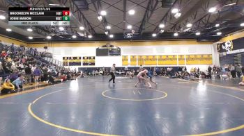 136 lbs 3rd Place - Brookelyn McClain, Fort Cherry vs Josie Mason, West Greene