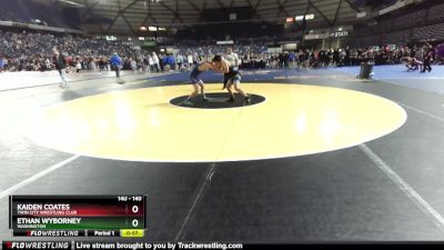 140 lbs Cons. Round 3 - Kaiden Coates, Twin City Wrestling Club vs Ethan Wyborney, Washington